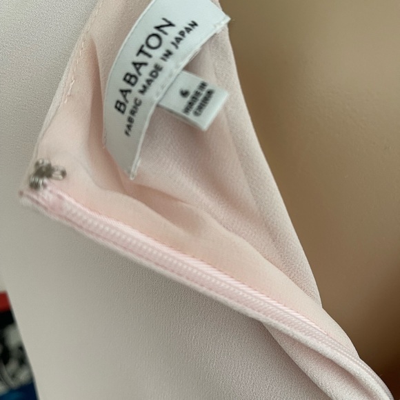 Aritzia Babaton Jameson Mini Sheath Dress Mauve Chalk Pink - Picture 3 of 3